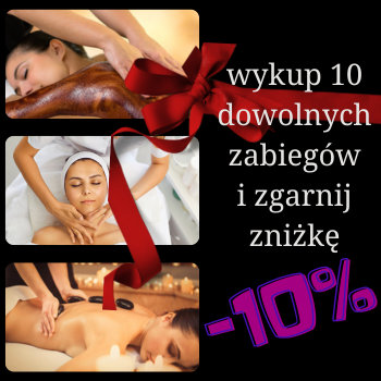 Promocja na zakup 10 zabiegów masażu w gabinecie Masaż na Zdrowie